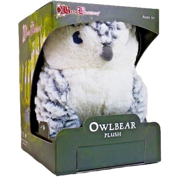 Owlbear Plush - Luxury Owl Bear Stuffed Animal - Boxed & Accessories - Snowy - Picture 6 of 9